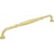 Jeffrey Alexander 12" Center-to-Center Brushed Gold Tiffany Appliance Handle 658-12BG - alternate 1